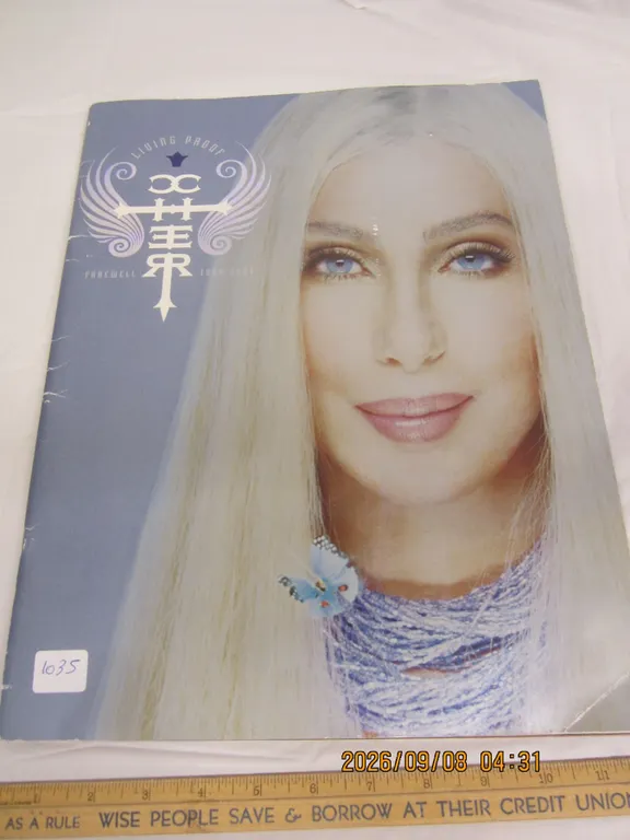 1035. Cher Living Proof Farewell Tour 2003 Tour Book