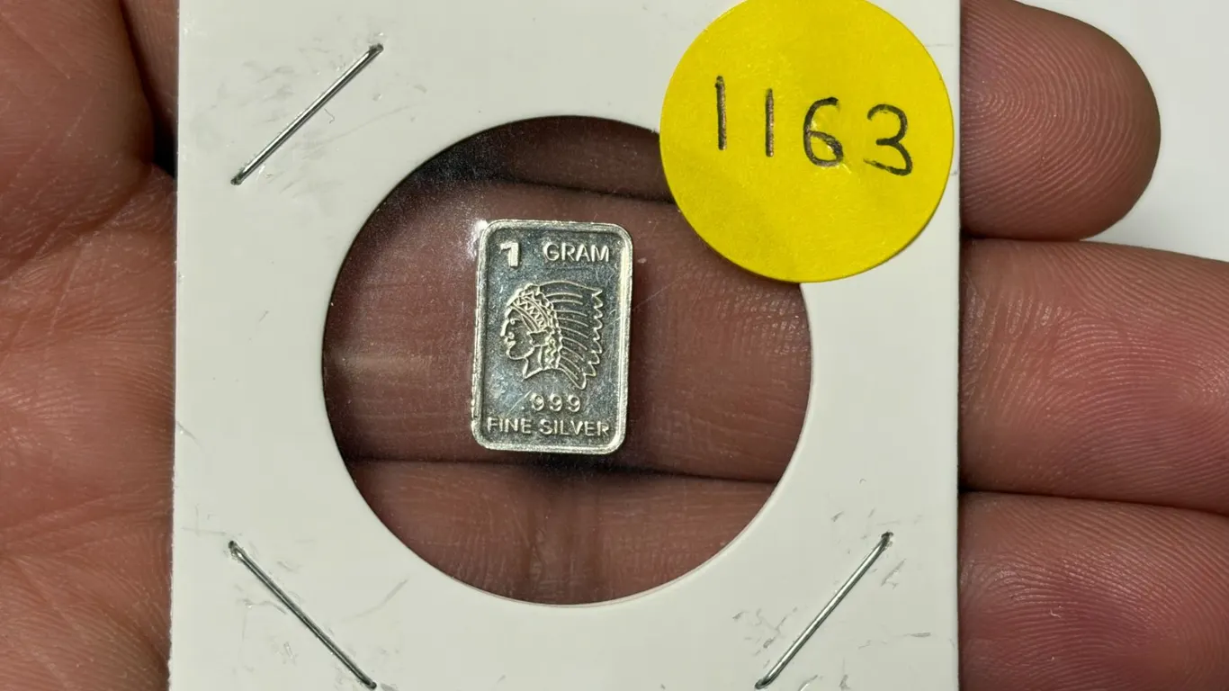 1 Gram .999 Fine Silver.