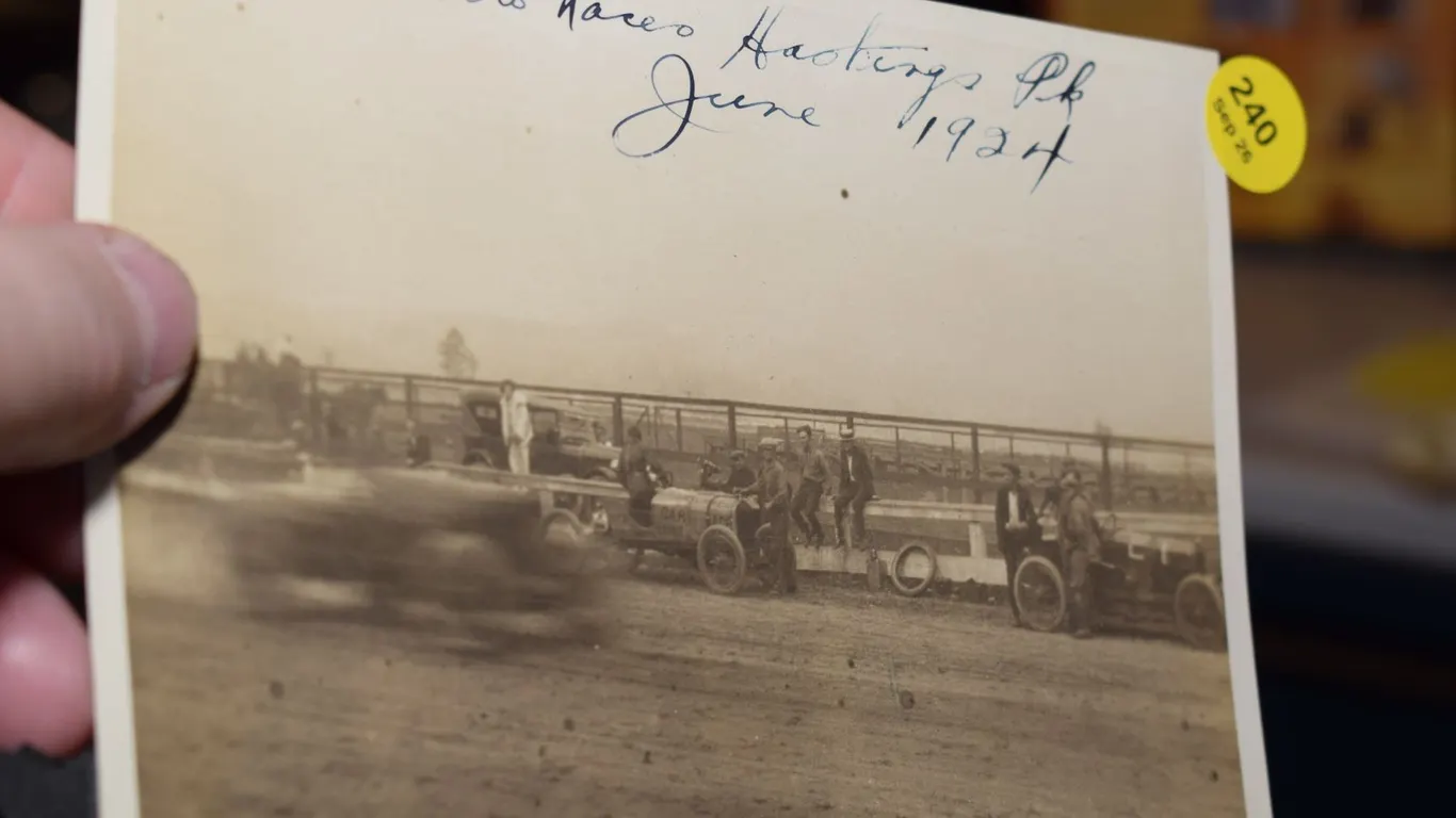 1924 Auto Race Photograph