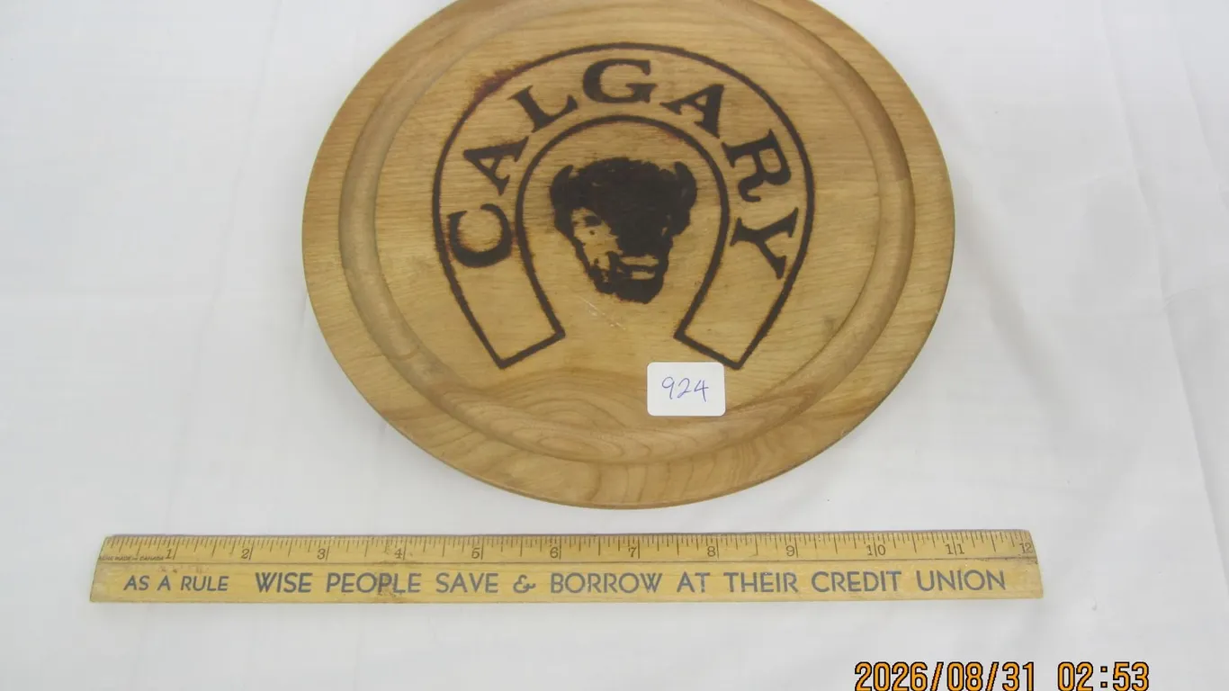 924. Calgary Beer Advertising Wooden Cutting Board