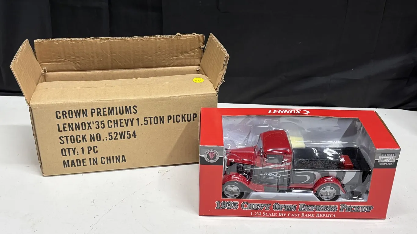 1935 Diecast Chevy “Lennox” Pick-up Truck 1:24 Model
