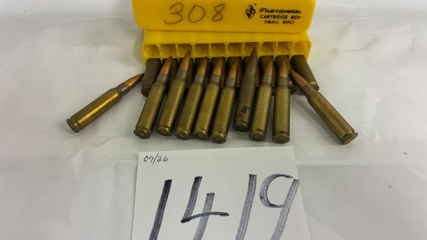 (20) .308 Winchester 7.62x51mm Nato Cartridges **PAL Required
