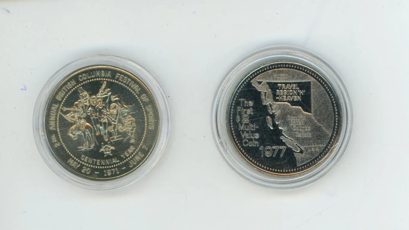1971 & 1977 B.C. Tokens