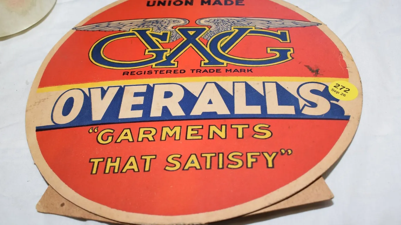Old GWG Jeans Overalls Store Sign