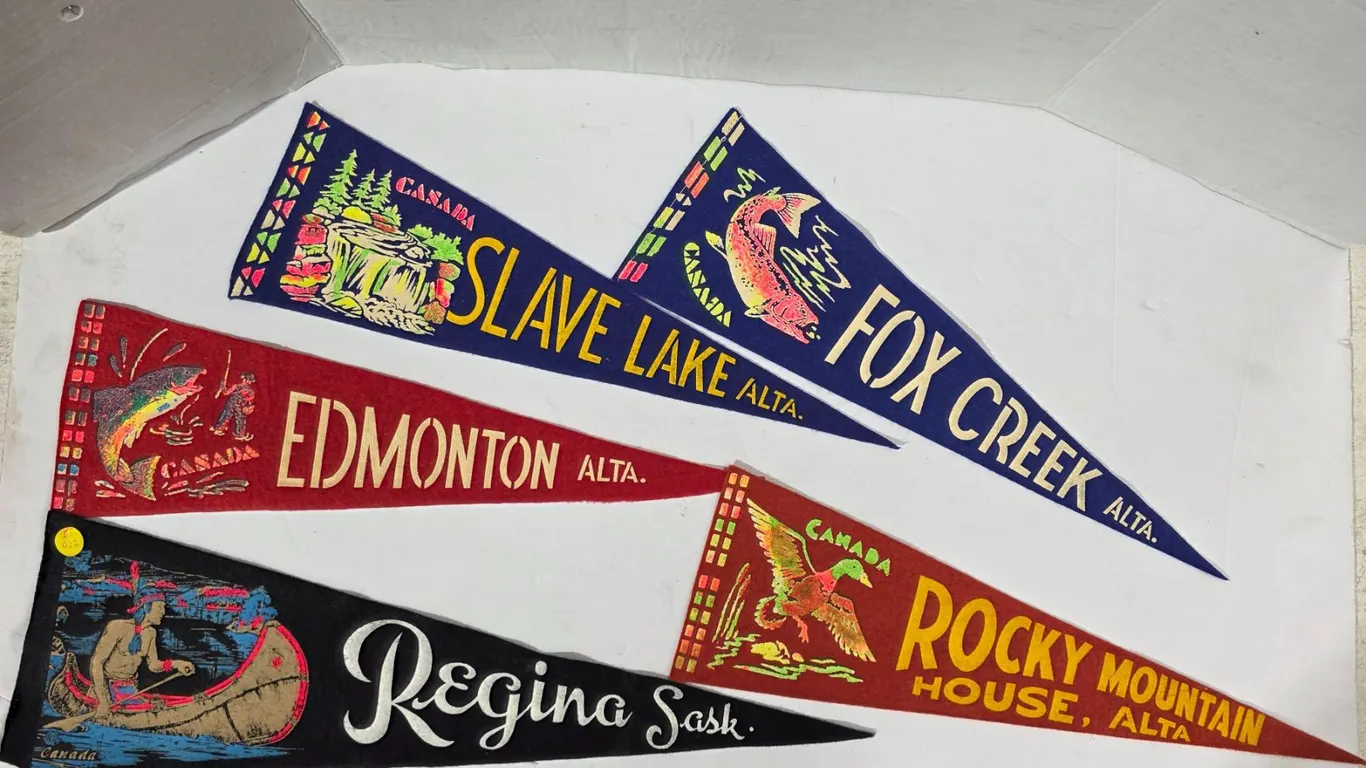 (5) Pendants – Regina, Edmonton, Rocky Mountain House, Fox Creek, Slave Lake