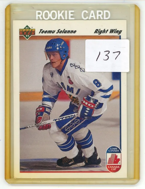 Teemu Salanne Upper Deck Rookie Card