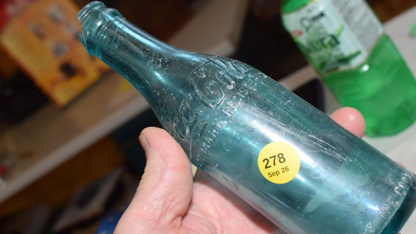 Vintage Glass Coca-Cola Bottle – has chip