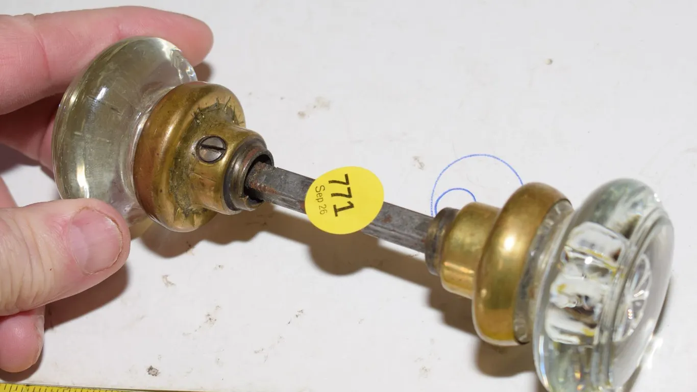 Antique Glass Doorknob