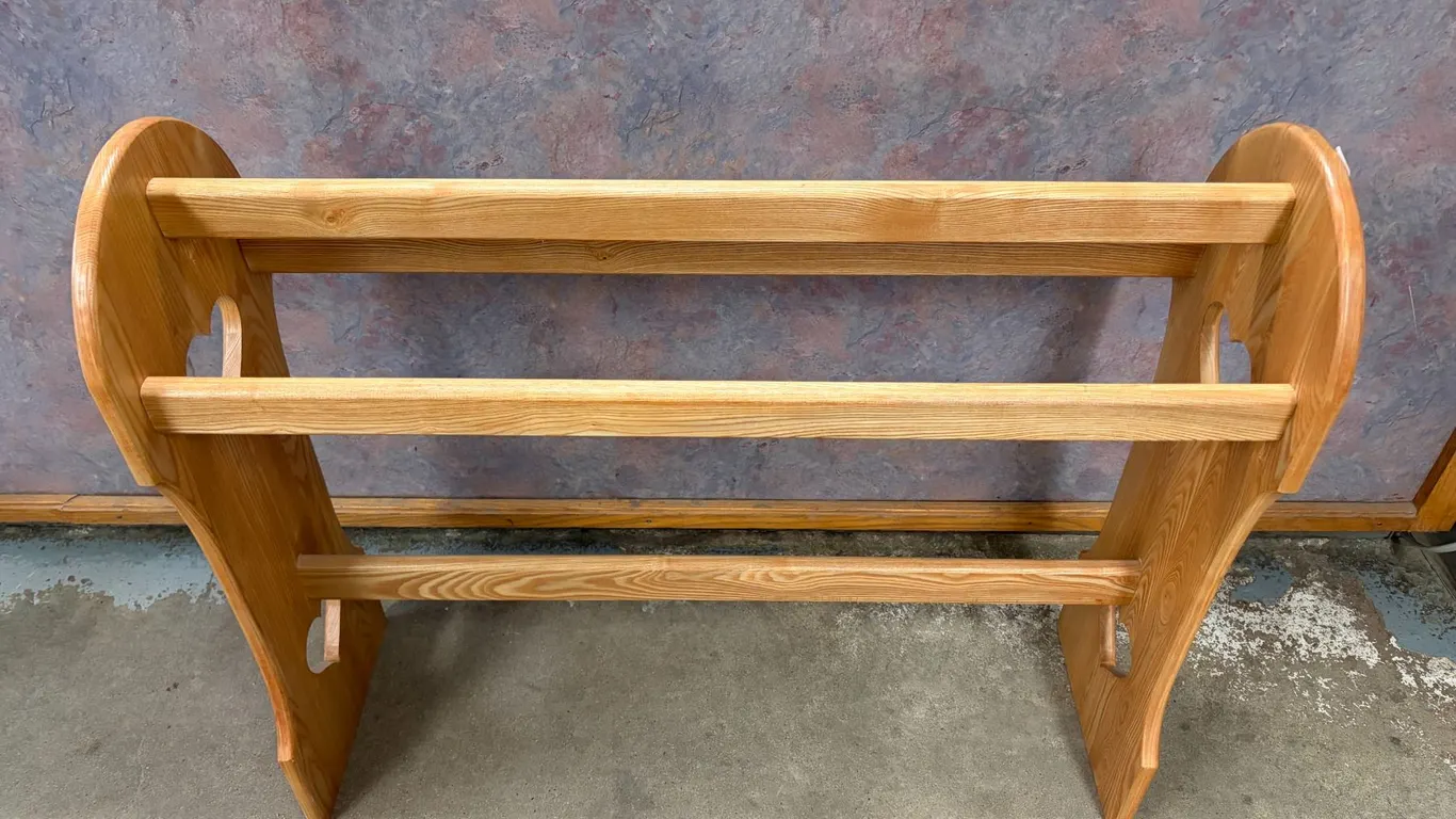 Wooden Quilt Rack