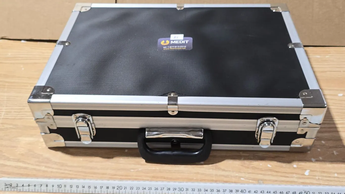 Relined Sturdy Medit Suitcase Great condition