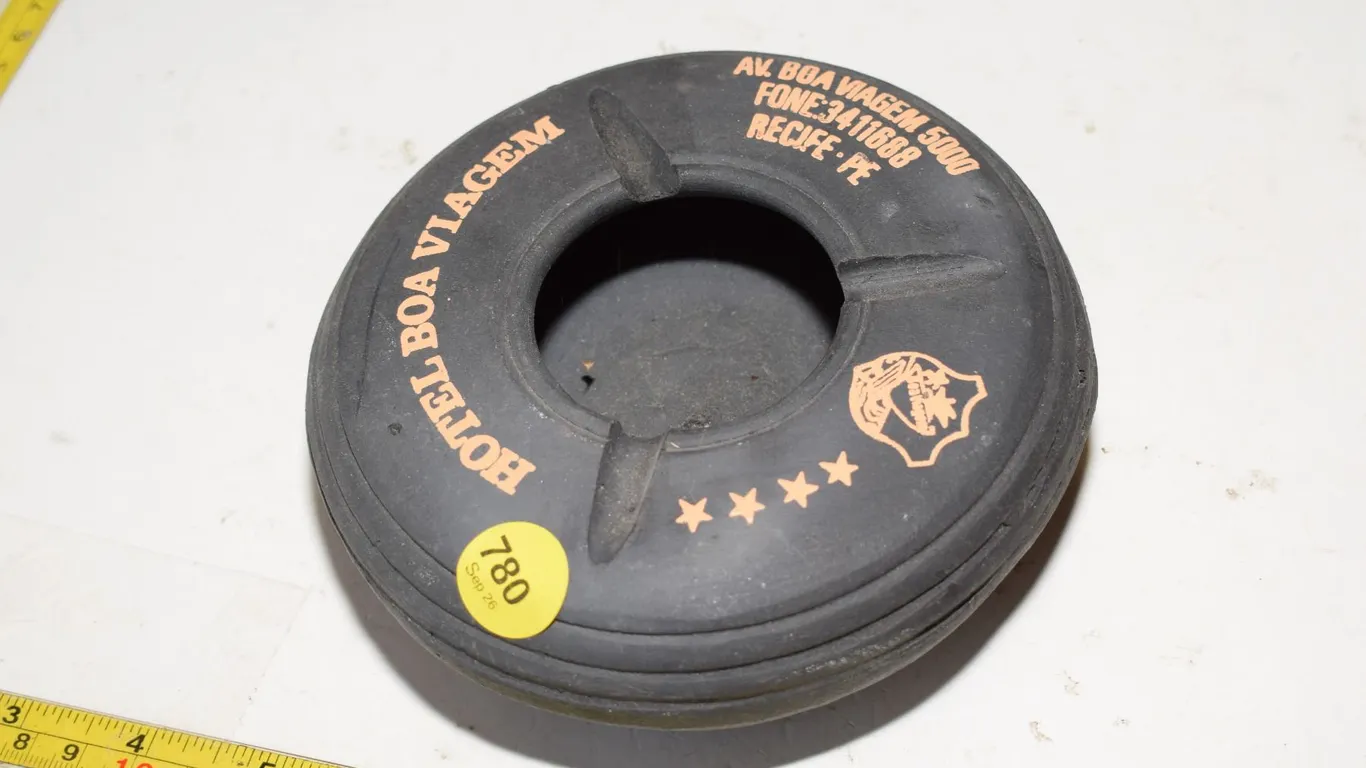 Vintage Airplane Tire Ashtray