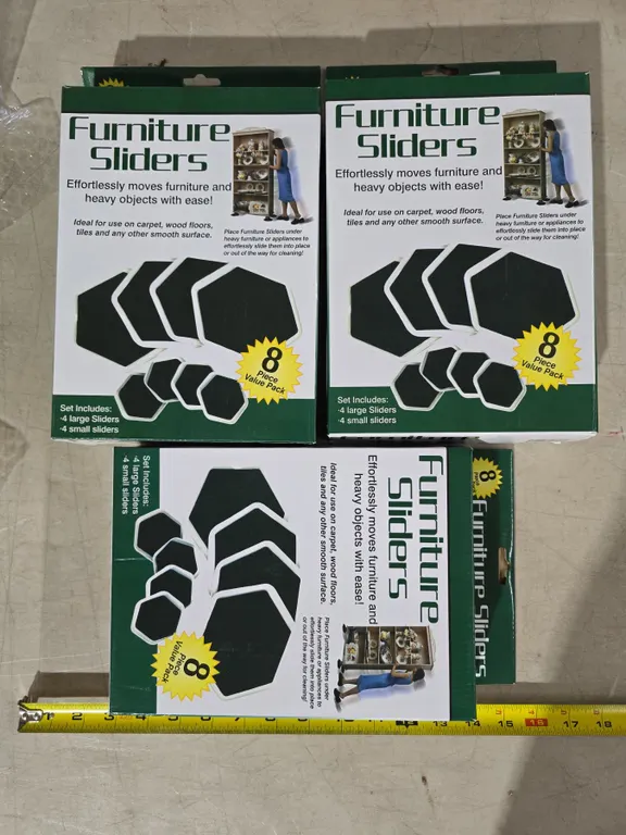 3 Boxes of Furniture Sliders