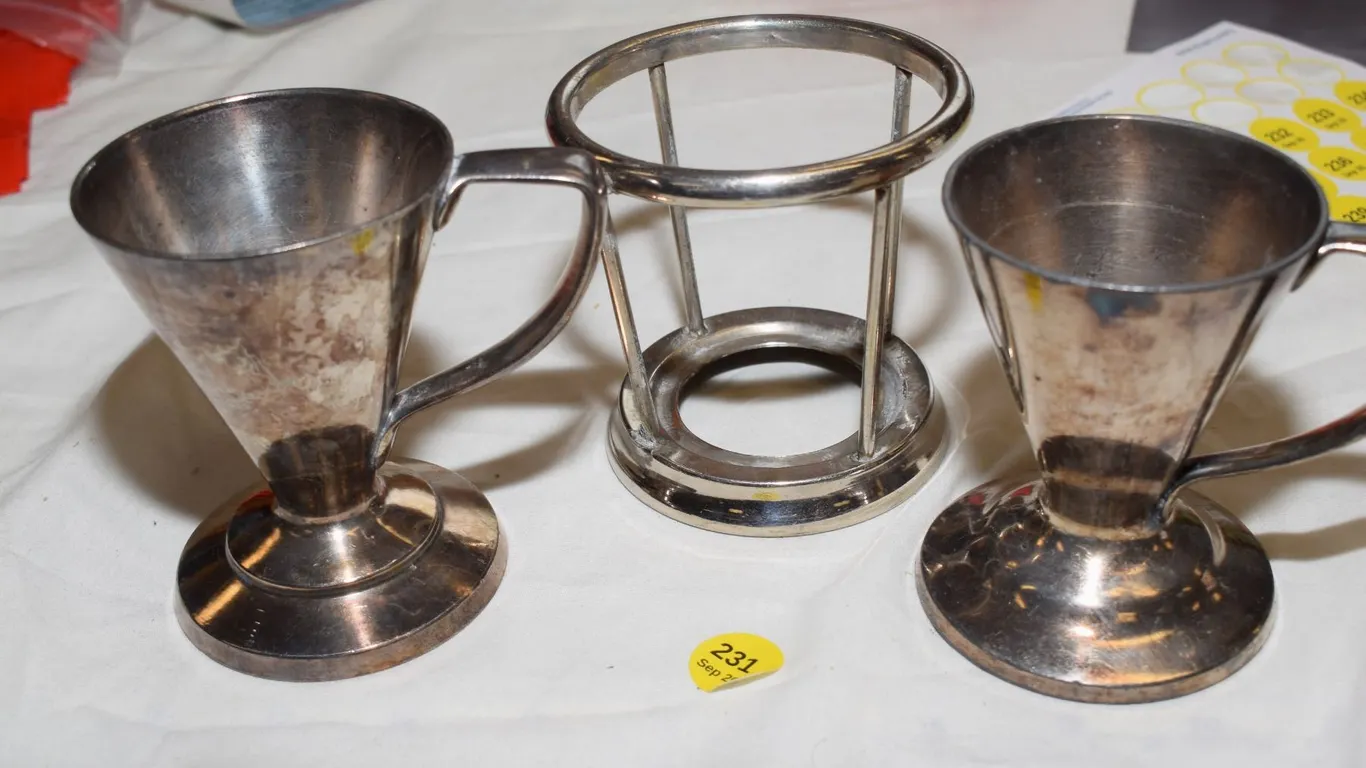 Soda Shop Antique Cup Holders