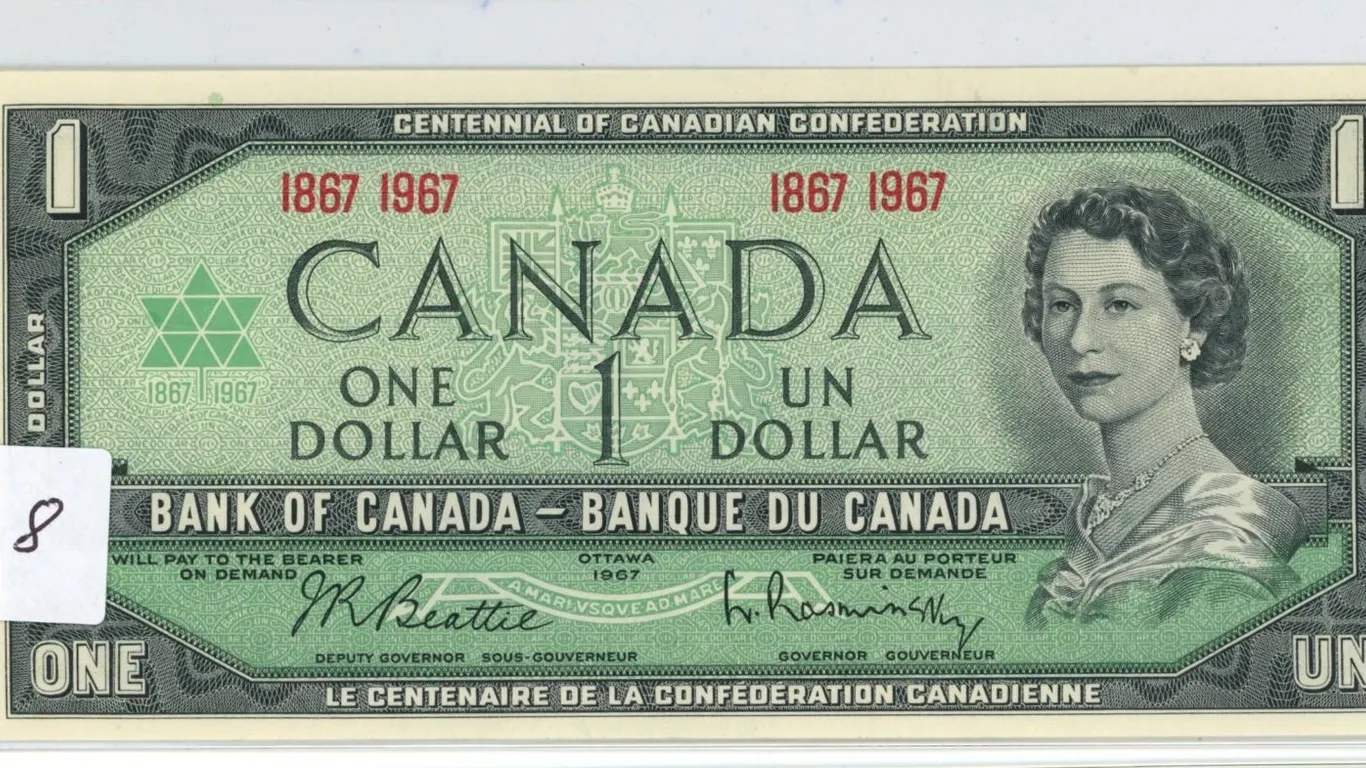 1867-1967 -Pristine $1.00 Note