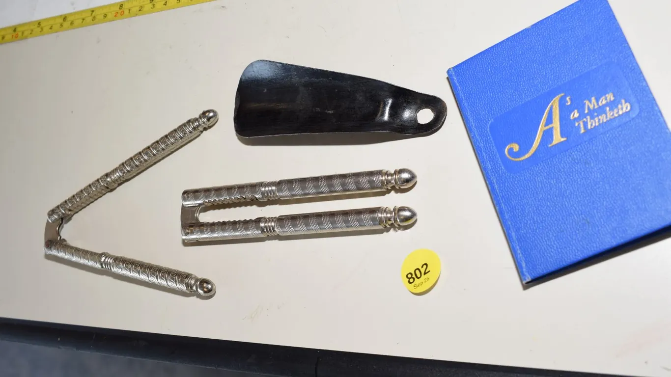 Tiny Book, Nutcrackers, Shoehorn
