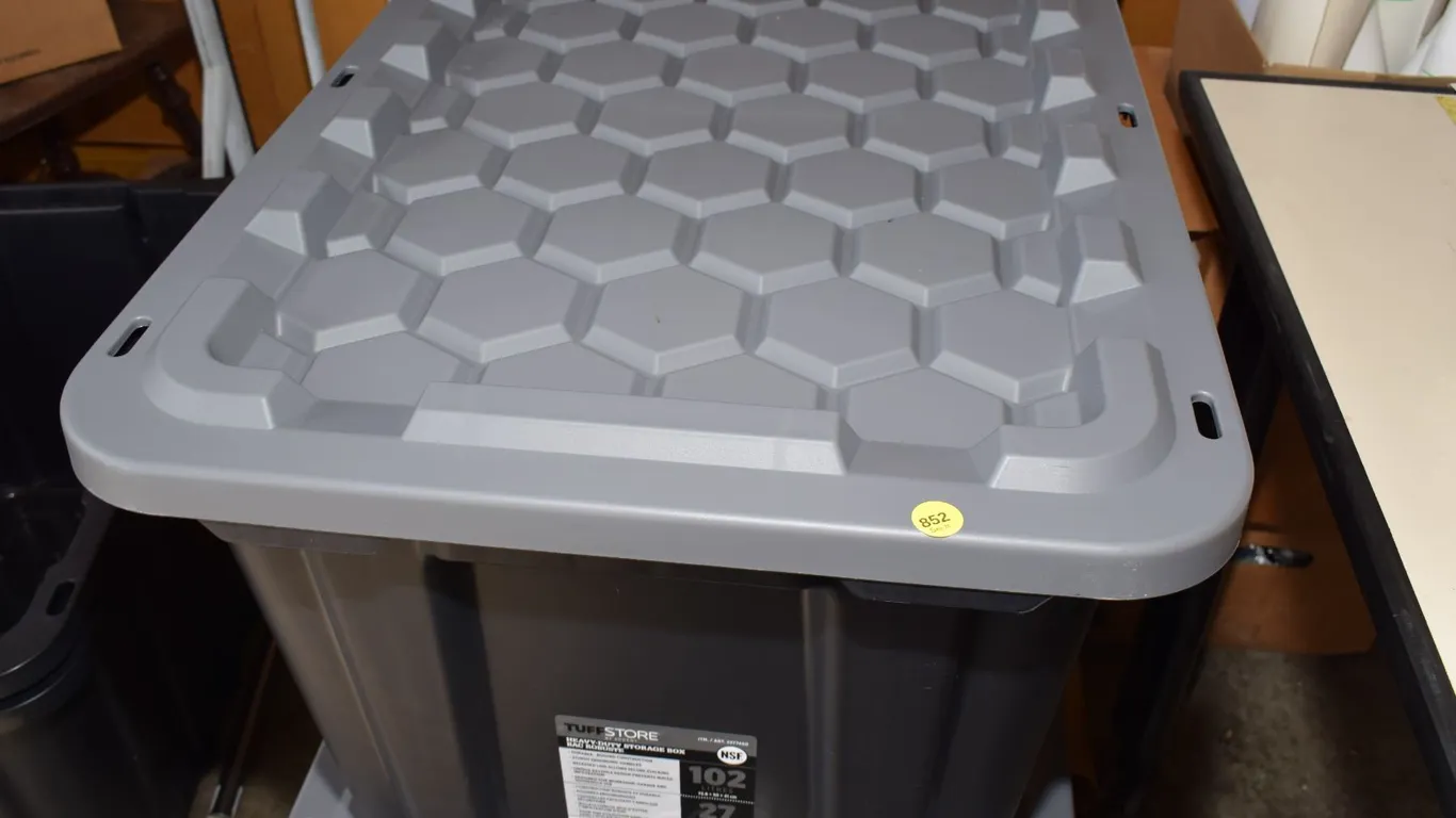 102 L Heavy Duty Stacking Plastic Storage Tub