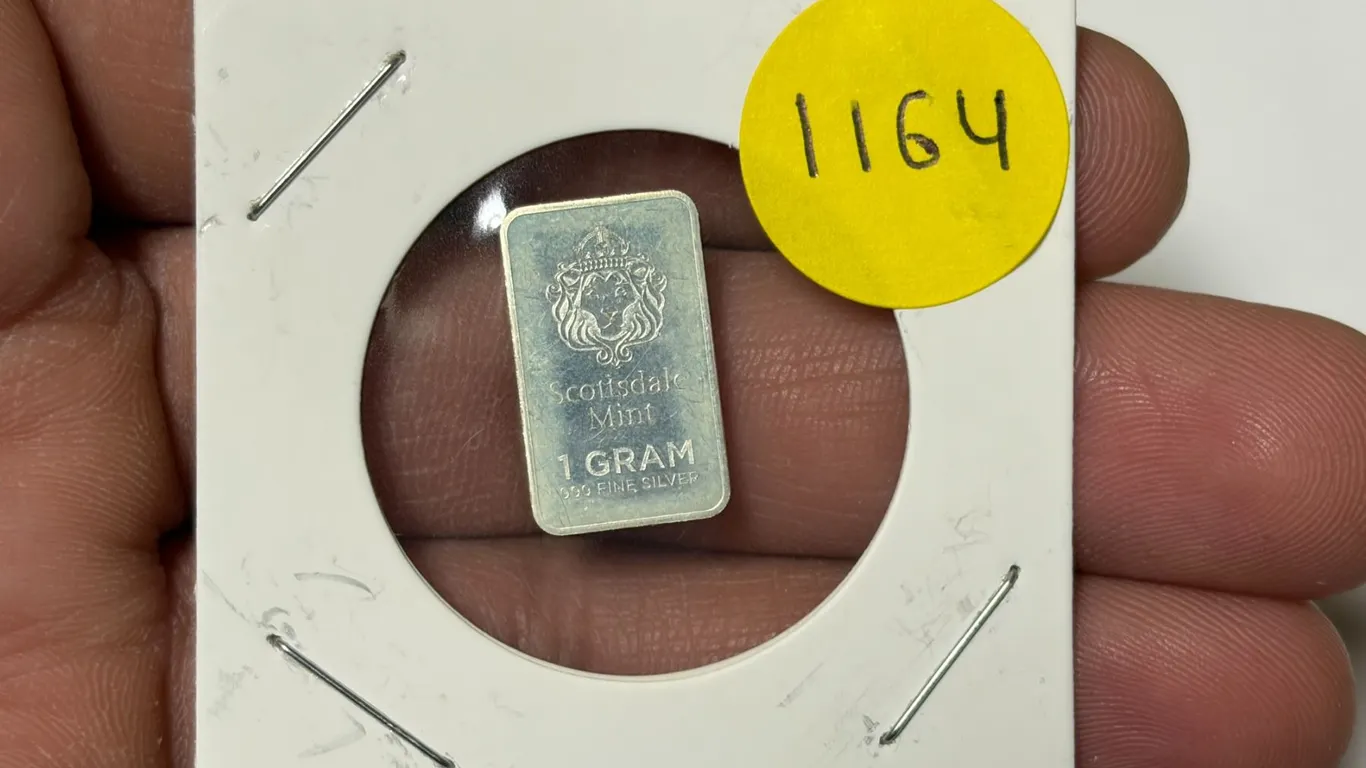 1 Gram .999 Fine Silver.