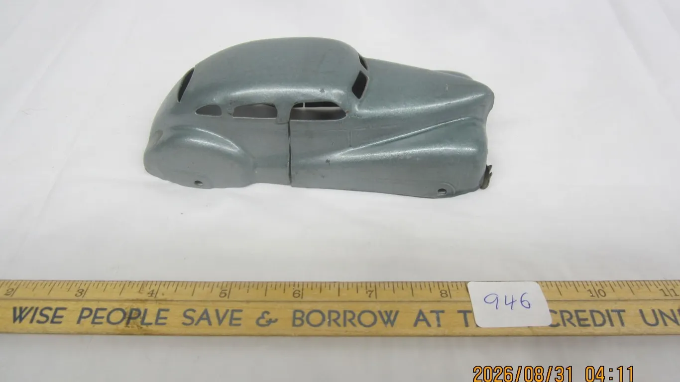 946. Antique 1940's Steel Car