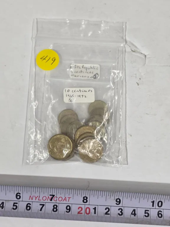 (16) Republic Francaise Five and Ten Centimes
