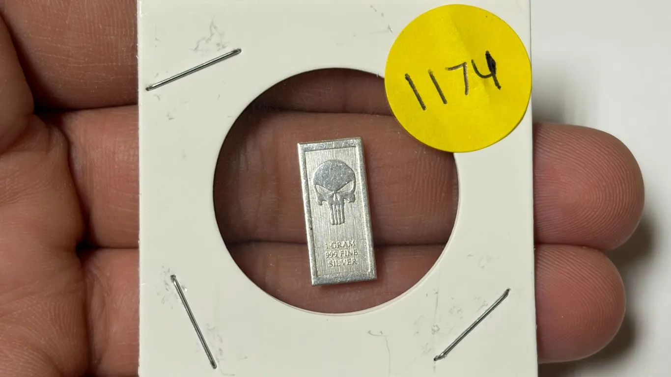 1 Gram .999 Fine Silver.