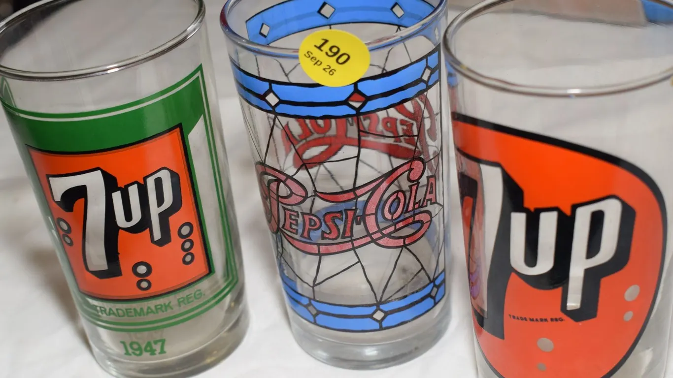 Vintage Soda Glasses