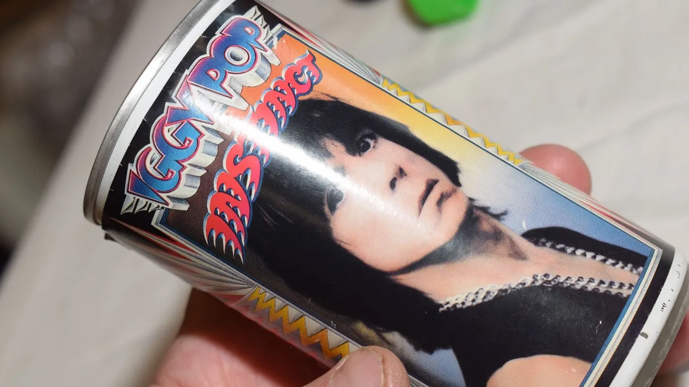RARE 1989 Full Iggy Pop Soda Can