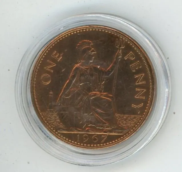 1967 Britain Penny
