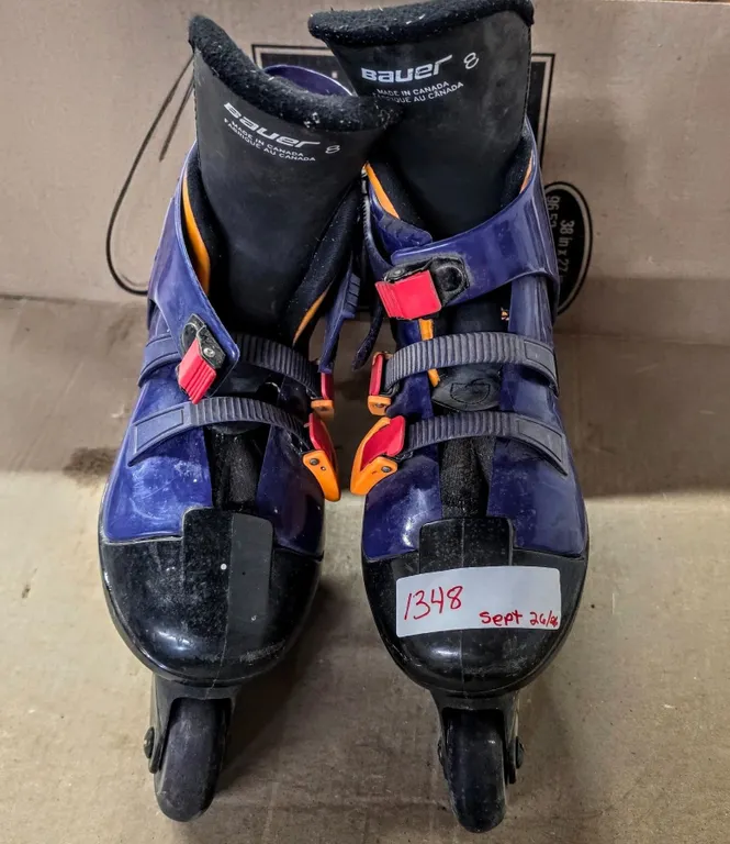 Purple Bauer Roller Blades (Women’s Size 8)