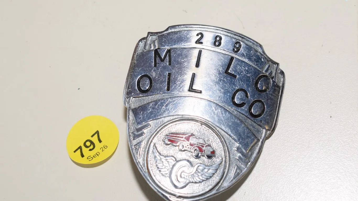 Milo Oil Trucking Badge