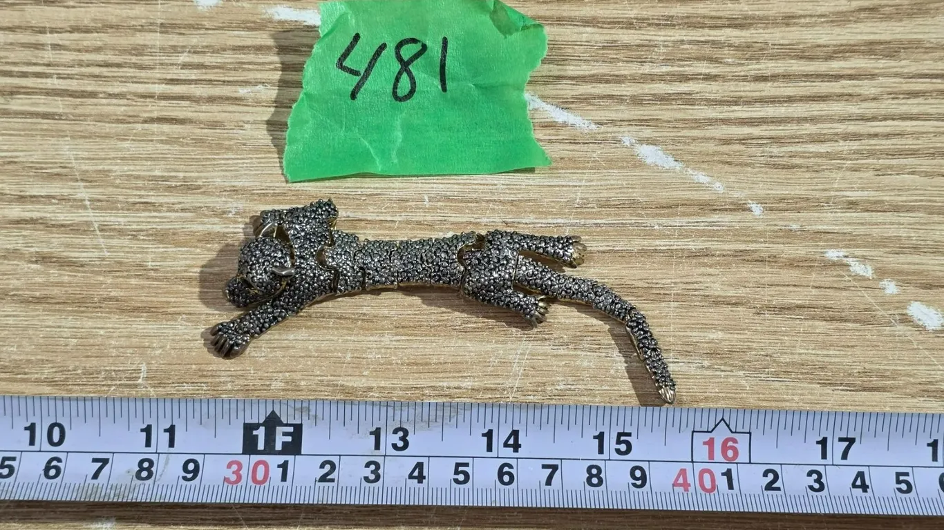5'' Leopard Print Brooch