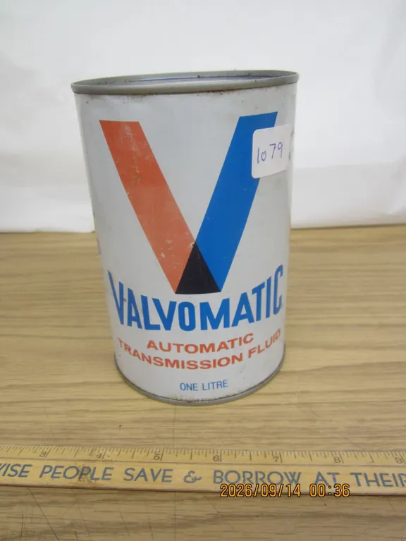 1079. Vintage Valvoline Automatic Transmission Fluid Can