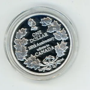 2006 Cook Islands Silver Dollar (Tribute to Canada)