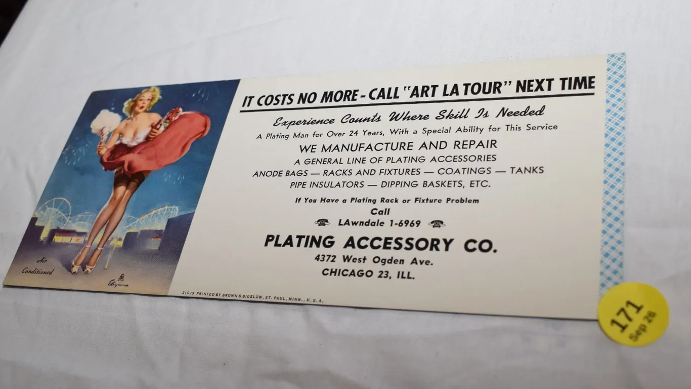 NOS Pin-Up Blotter