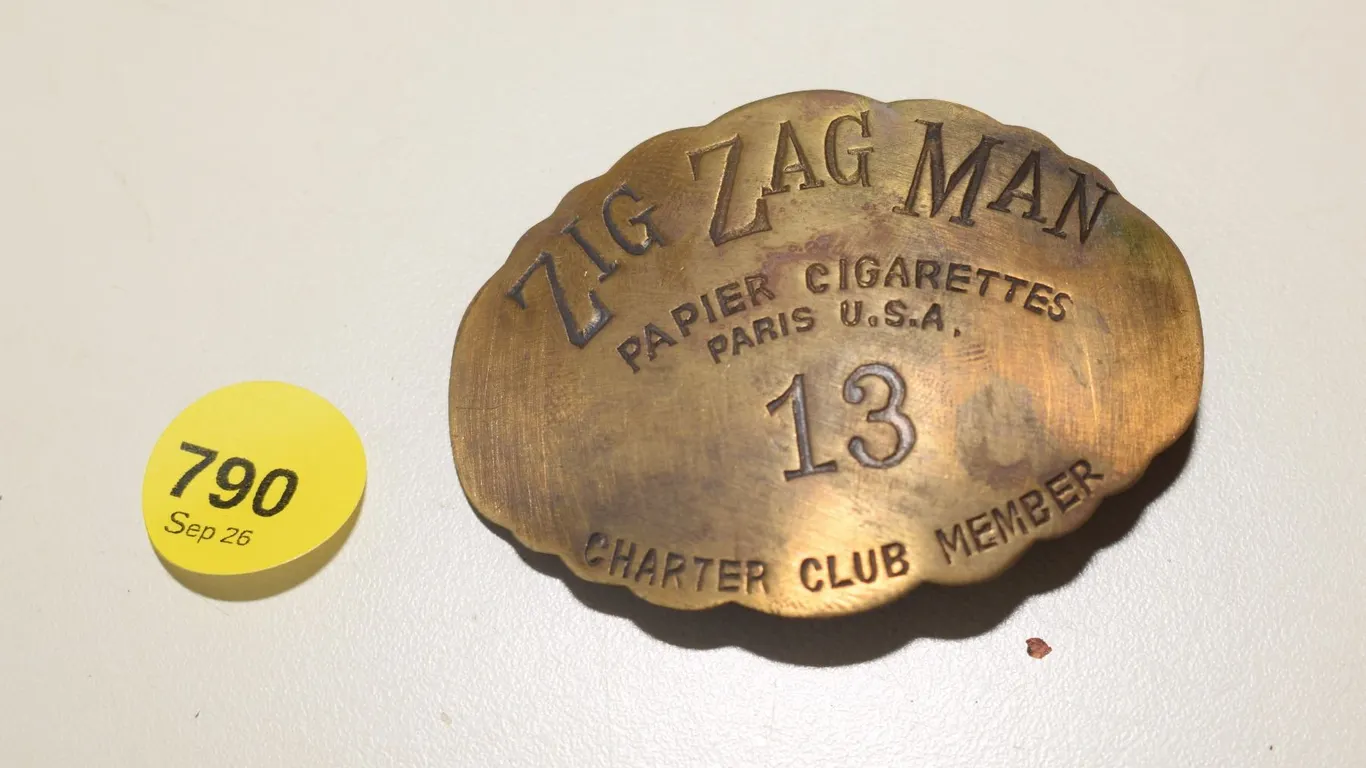 Zig Zag Cigarette Papers Club Badge