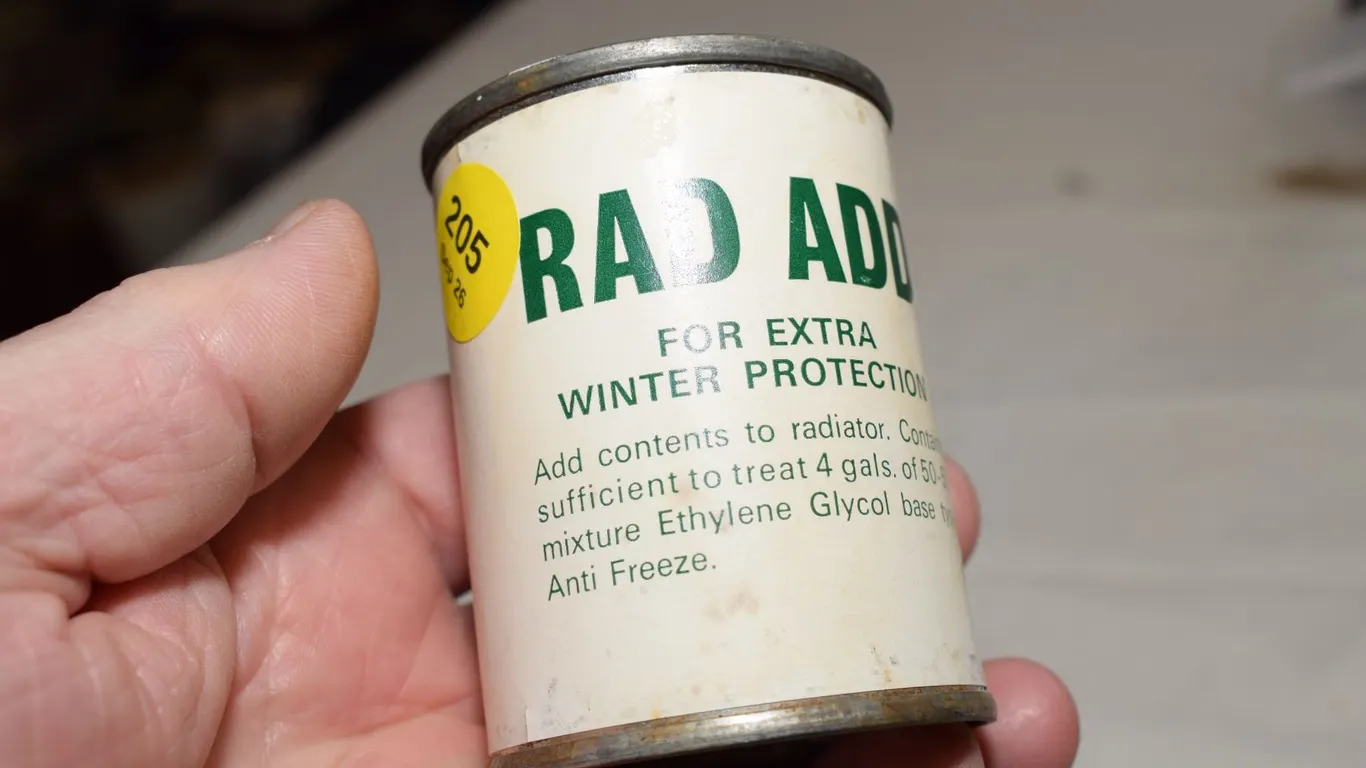 NOS Full Rad Add Radiator Fluid Tin
