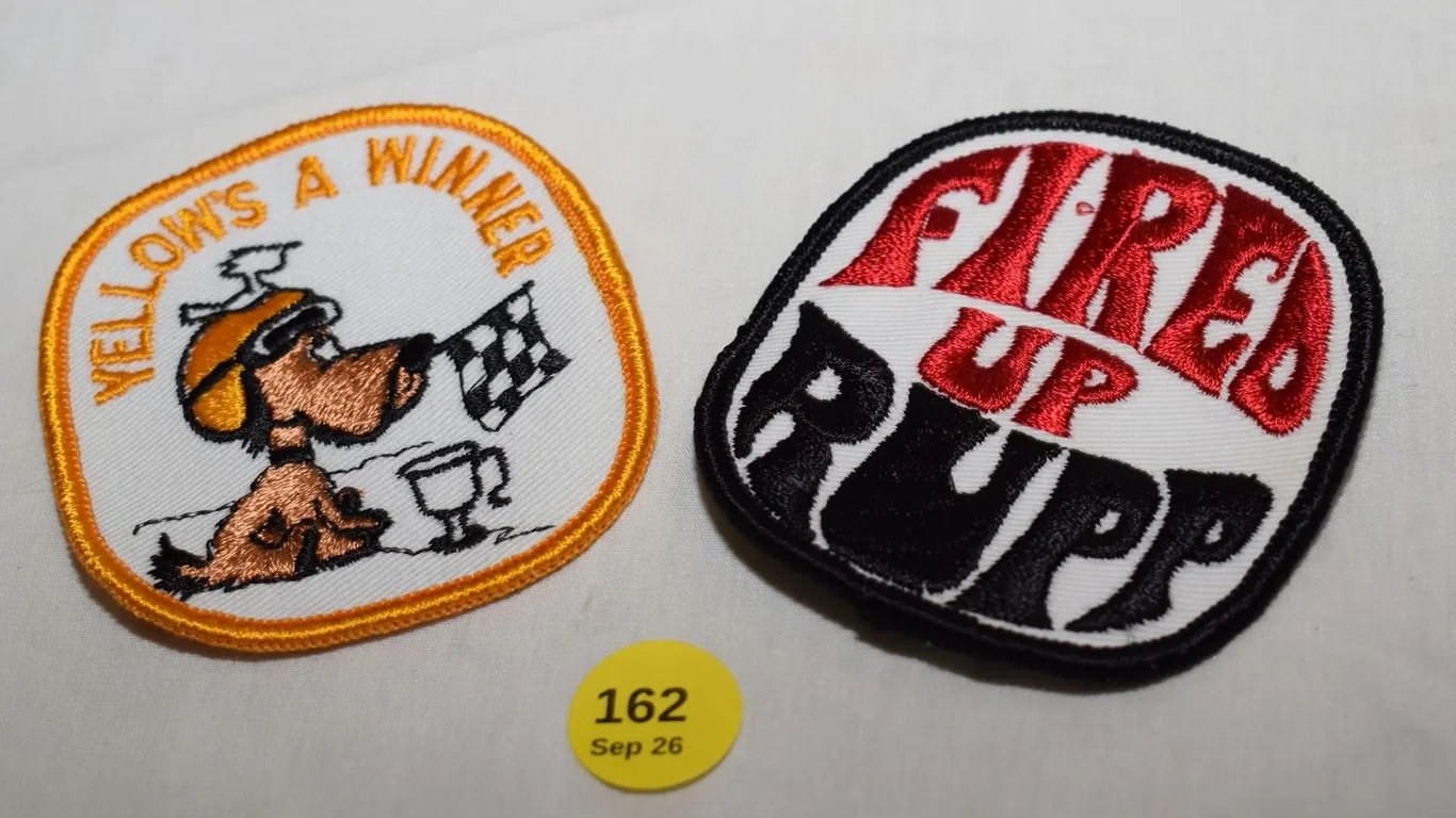 (2) 1970s NOS Vintage Snowmobile Patches
