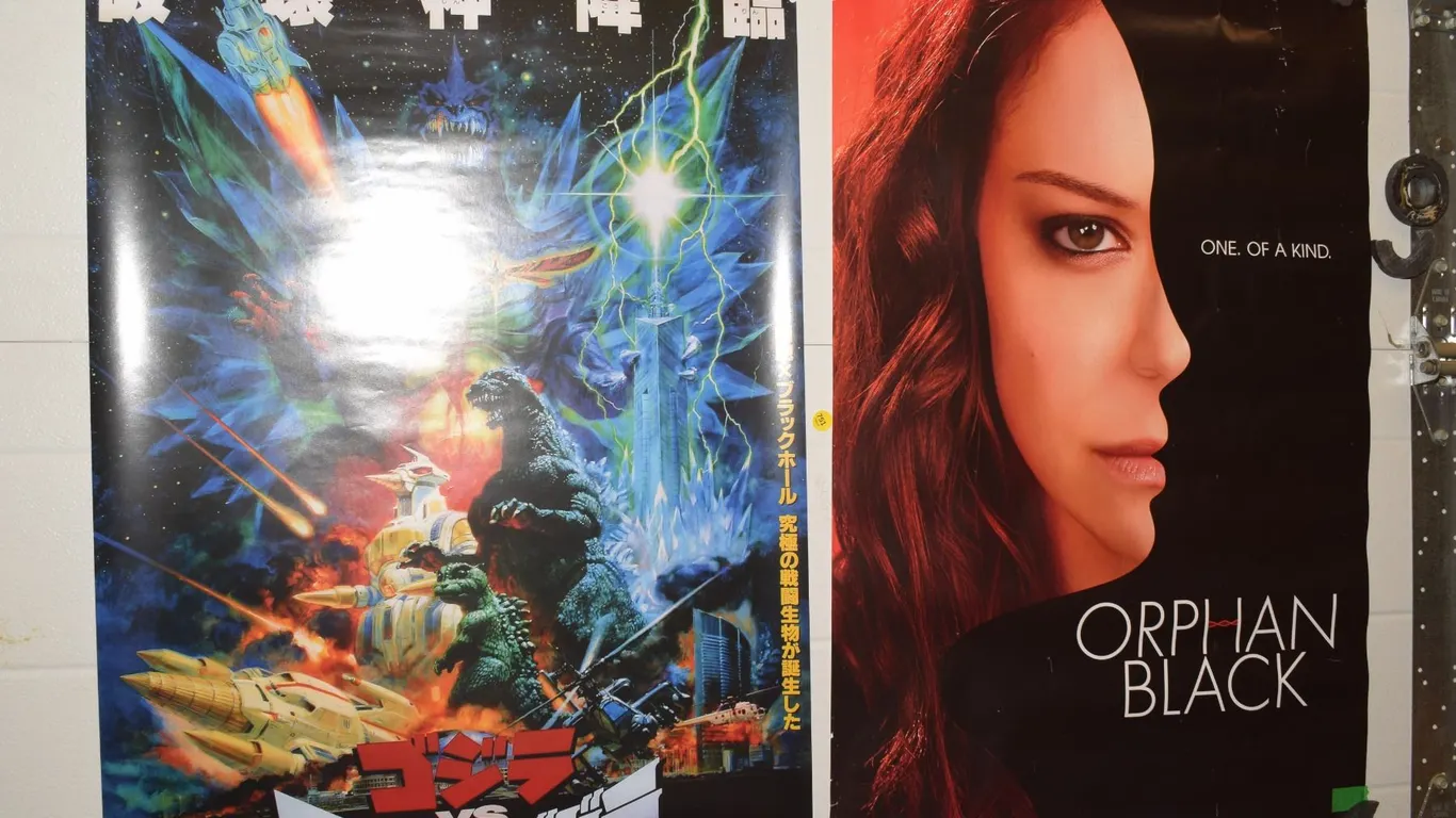 (2) Movie/TV Posters inc. Godzilla