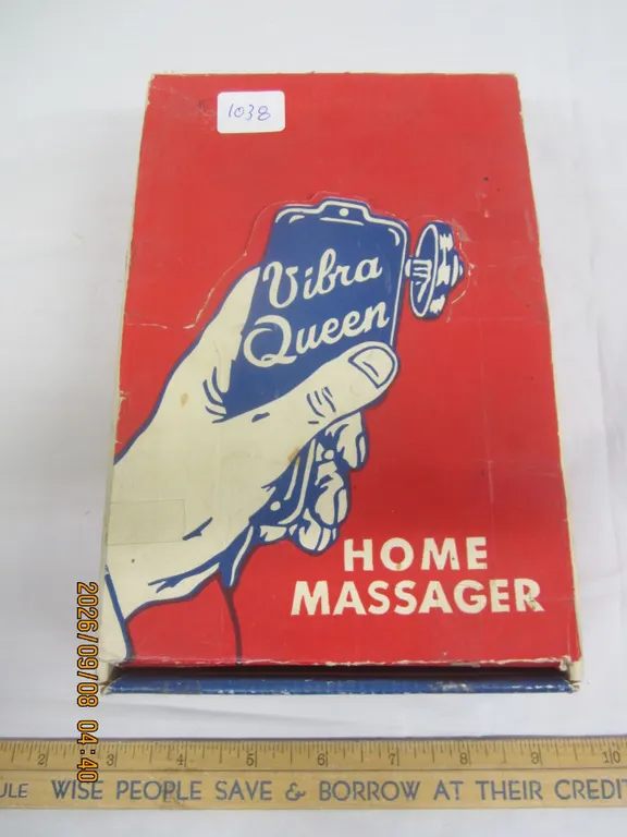 1038. Vintage Vibra Queen Home Massager with Box