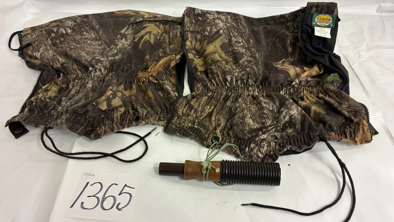 Cabela’s Gortex Shoe Chaps & Deer Call