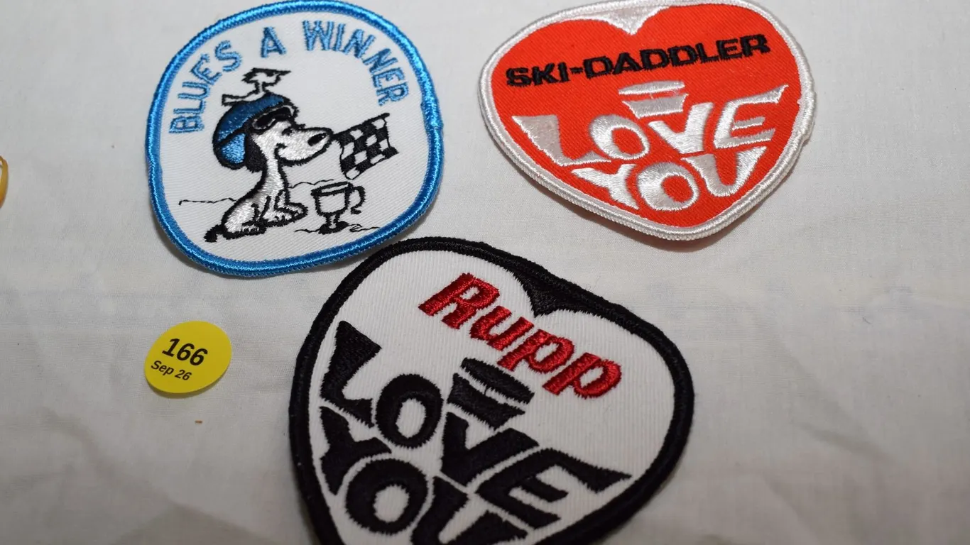 (3) 1970s NOS Vintage Snowmobile Patches