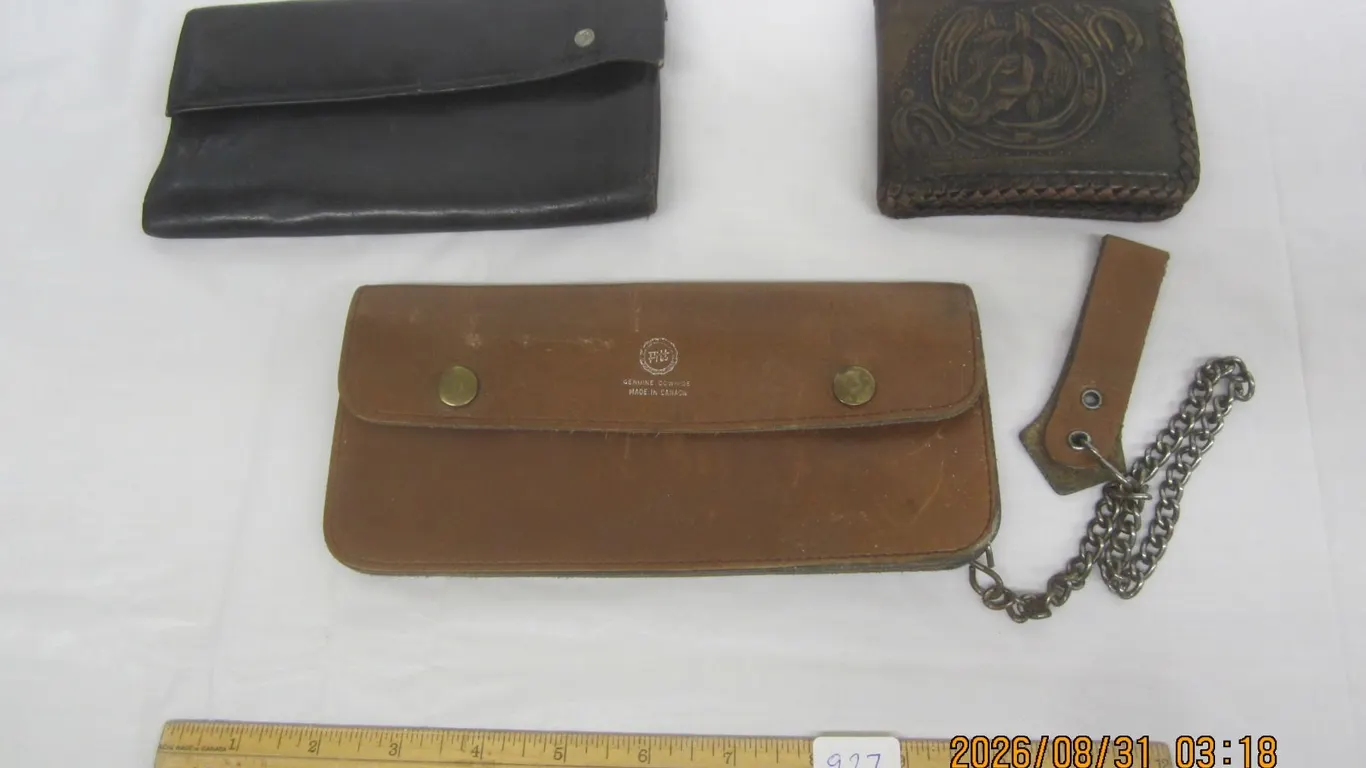 927. Lot of 3 Antique Wallets