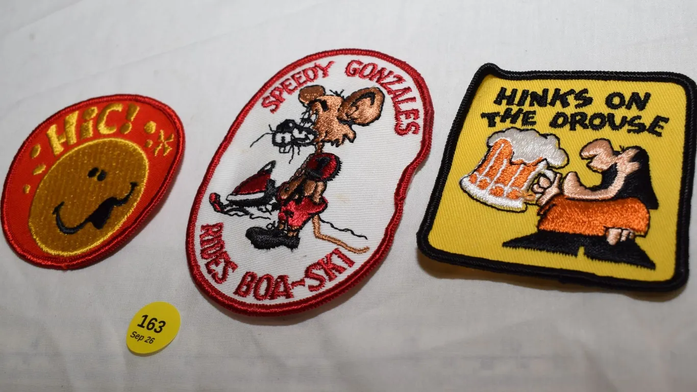 (3) 1970s NOS Vintage Snowmobile Patches