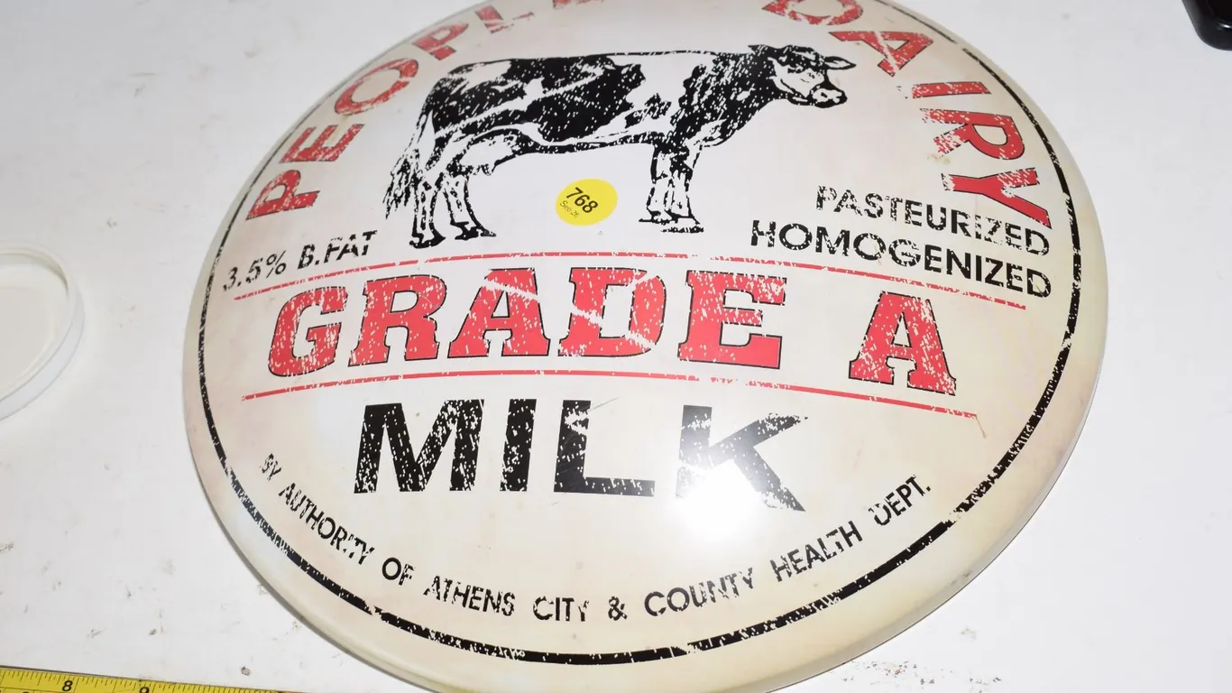 Metal Dairy Cow Sign
