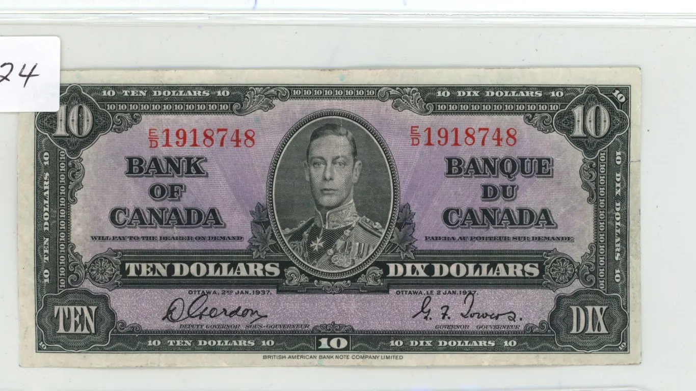 1937 - $10.00 Note #ED1918748 - VG
