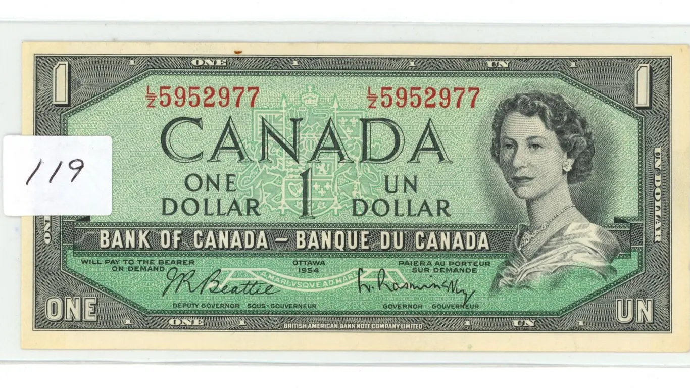 1954 - $1.00 Note - VG condition