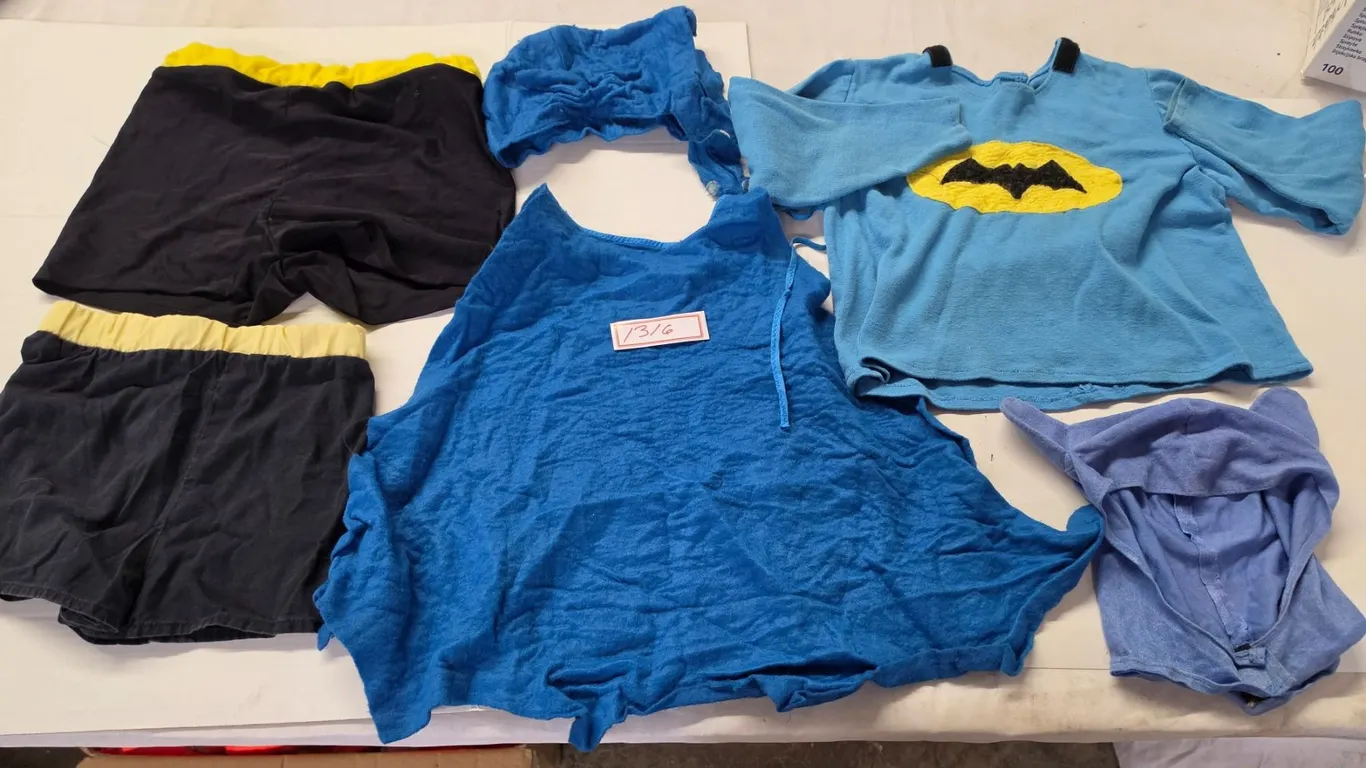Batman Halloween Costume Lot (Size 7-8)