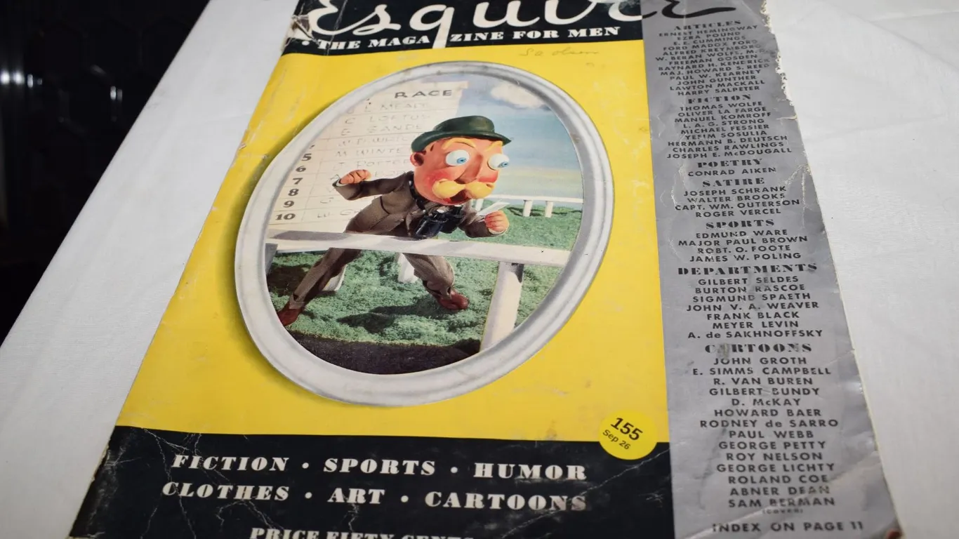 1934 Esquire Men’s Magazine