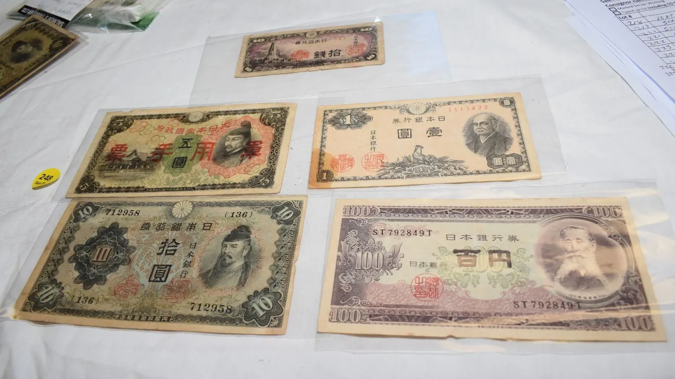 Old Foreign Bank Note Lot