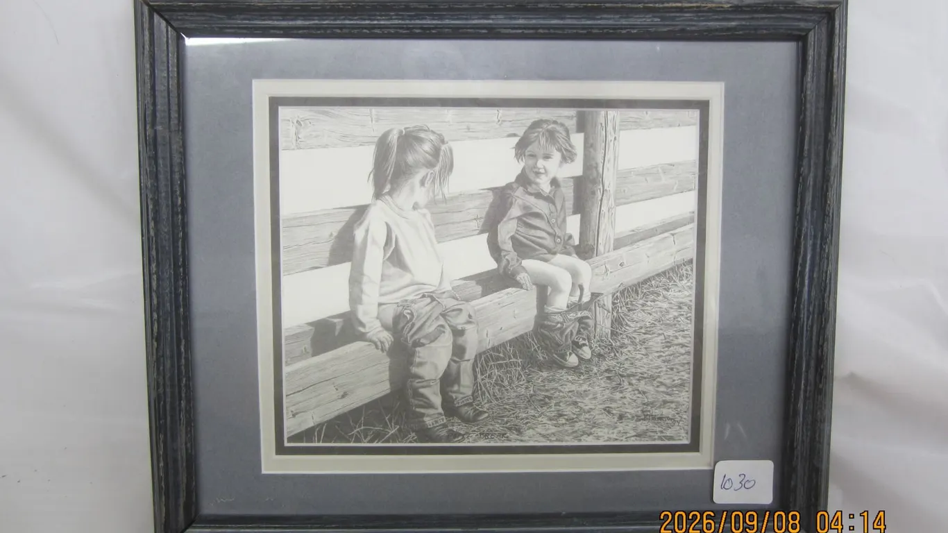 1030. Bernie Brown Dated Print