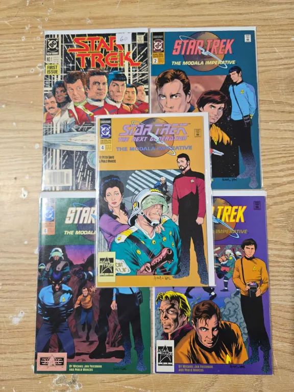 5 Star Trek Comics incl #1